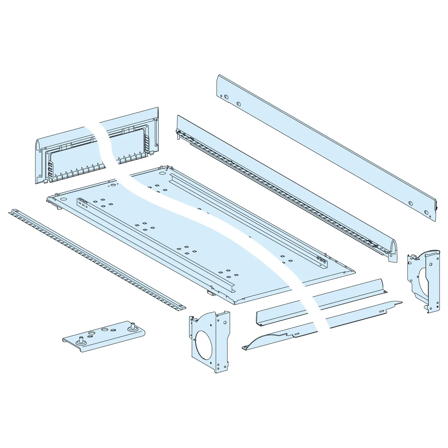 Armoire d'extension L600 27 modules - 08212