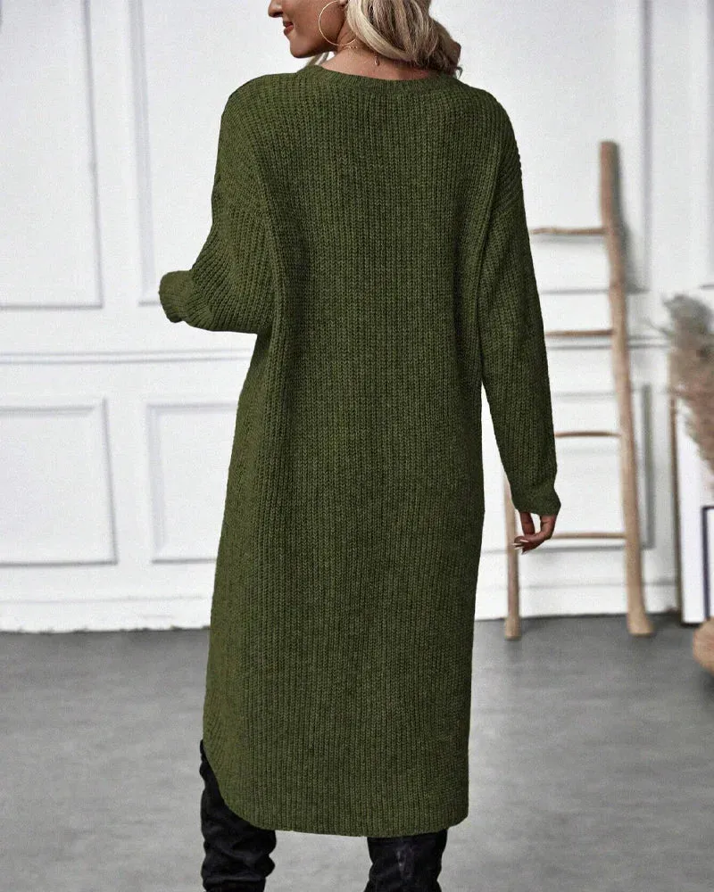 Syvia | Femme Chandail Stylisé | Longue